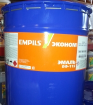 Эмаль универсальная ПФ-115 серая 20кг Эконом /EMPILS /Эмпилс (1)