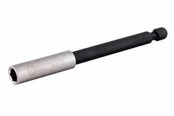 Адаптер для бит магнитный 1/4" 60мм хром Bit Holder (Поштучно, 5штук в упаковке) /NovoCRAFT