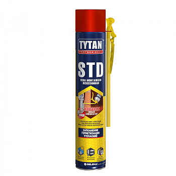 Пена 750мл "TYTAN" STD ЭРГО всесезонная с трубочкой (бытовая) (12)