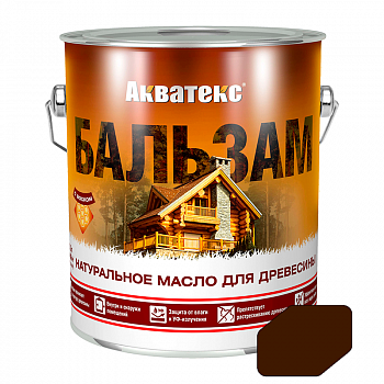 Акватекс-бальзам  2,2л Махагон (натуральное масло д/древесины) /Рогнеда (4)