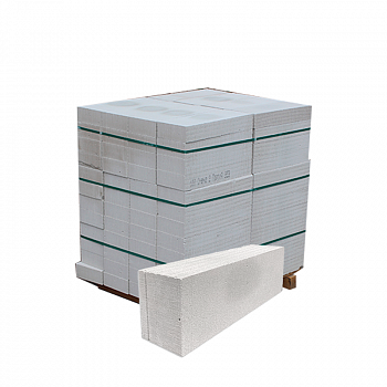 Блок газобетонный 200*625*250, D500, класс В 2,5 (На поддоне 64шт, 2м.куб.) /Пораблок (1)