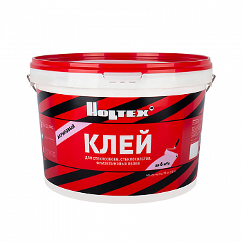 Клей для стеклообоев, флизелиновых, виниловых обоев 10кг акриловый морозостойкий /ХОЛТЕКС (44/1) 88548