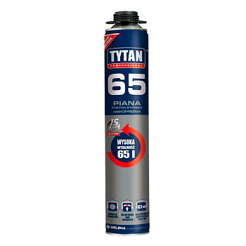Пена ПРОФИ  750мл "TYTAN 65 О2"  зимняя (-20С) (12)