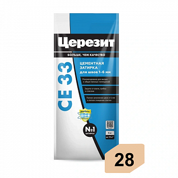 Затирка 28 Персик 2кг /Церезит CE33 (12)