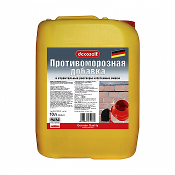 Добавка противоморозная в растворы и бетонные смеси до -10С 10л=10,9кг /Пуфас