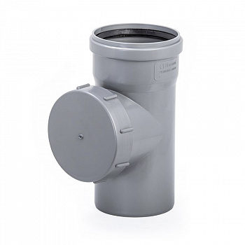 Ревизия канализационная с крышкой D=50мм /Lammin Lm35070000050 (1)