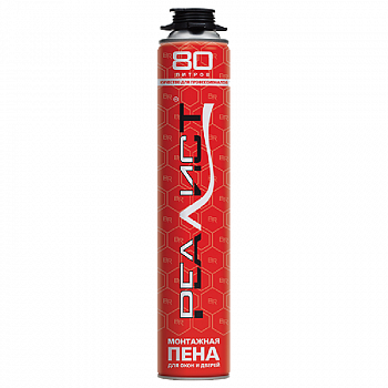 Пена ПРОФИ 1000мл "REALIST PRO RED 80" летняя (12)