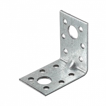 Уголок  50х50х35х2мм крепежный оцинкованный усиленный, этикетка /SteelRex (1)