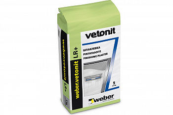 Шпатлевка полимерная финишная Vetonit LR+  5кг /Weber (108)