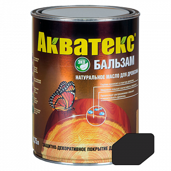 Акватекс-бальзам  0,75л Эбеновое дерево (натуральное масло для древесины) /Рогнеда (6)