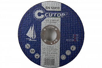 Диск для металла Т41-125*1,6*22.2 отрезной, PROFI /Cutop 39985т (1)