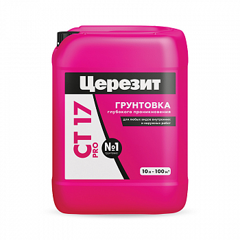 Грунтовка 10л глубокопроникающая  CT-17 Pro морозостойкая /Церезит (1)