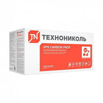 Пенополистерол экструзионный XPS Уклон B (35/60мм 2,1%) 600х1200 CARBON PROF SLOPE /ТЕХНОНИКОЛЬ 062543