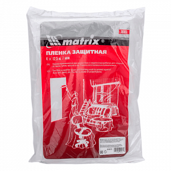 Пленка защитная 4м*12,5м, 7мкм /MATRIX 88803 (1)