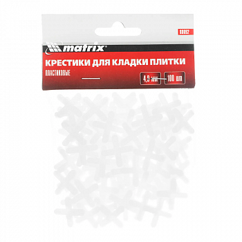 Крестики 4,0мм для кафеля 100шт /MATRIX 88092 (20)