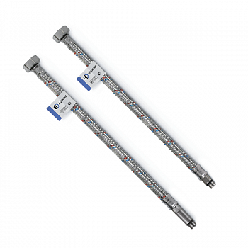 Подводка к Елочке 50см М10-1/2" (пара) стальная гайка /AQUALINE 04832 (1)