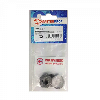 Прокладка 3/4" паронитовая (упак.=10шт) пакет с подвесом /Masterprof 08287 (1)