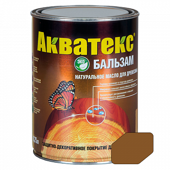 Акватекс-бальзам  0,75л Дуб (натуральное масло для древесины) /Рогнеда (6)