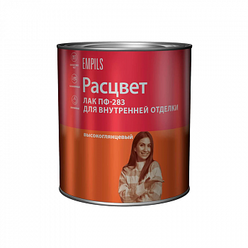 Лак "Расцвет" 2,4кг для внутренних работ (6)